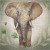 Éléphant roi du safari - #cou-179