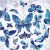 #vfio-144v2 - Coeur de papillons bleus